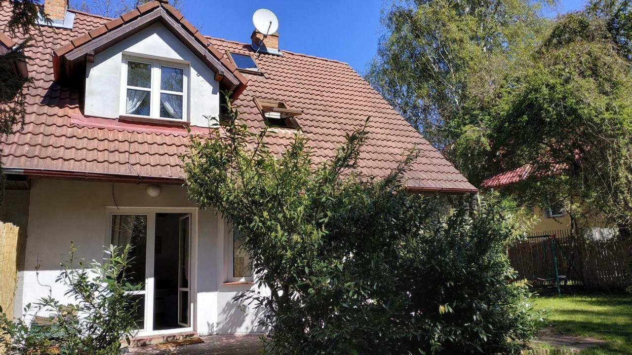 Mandarynkowy Villa Dębki Exterior foto